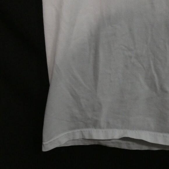 KIRKLAND SIGNATURE | medium | Solid White Short Sleeve Cotton Tee / T-Shirt - Picture 6 of 12